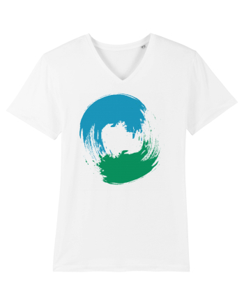 Color Wheel - blue-green White