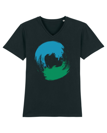 Color Wheel - blue-green Black