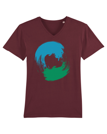 Color Wheel - blue-green Burgundy