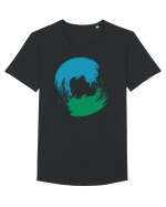 Color Wheel - blue-green Tricou mânecă scurtă guler larg Bărbat Skater