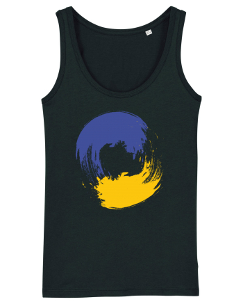 Color Wheel - blue&yellow Black