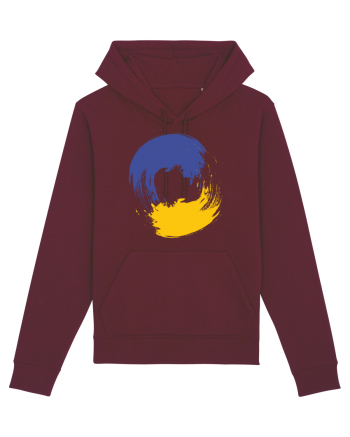 Color Wheel - blue&yellow Burgundy