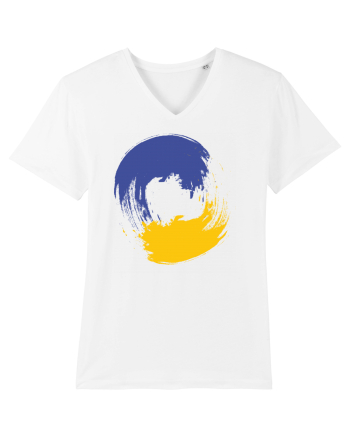 Color Wheel - blue&yellow White