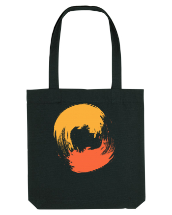 Color Wheel - orange&red Black