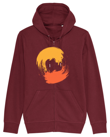 Color Wheel - orange&red Burgundy