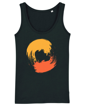 Color Wheel - orange&red Black