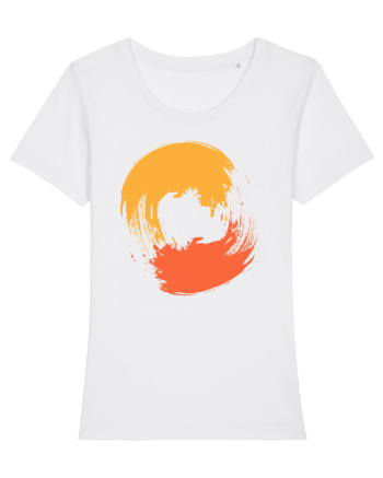 Color Wheel - orange&red White