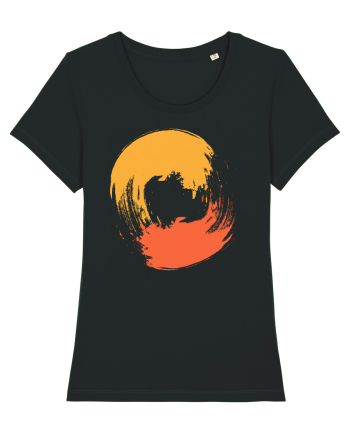 Color Wheel - orange&red Black