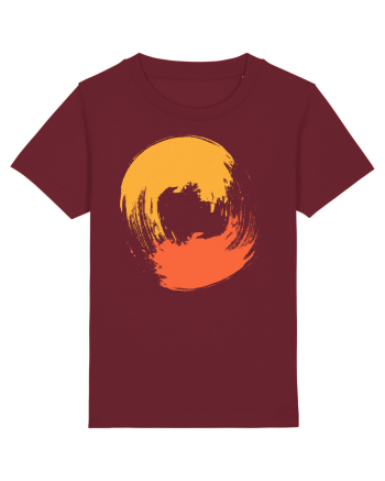 Color Wheel - orange&red Burgundy