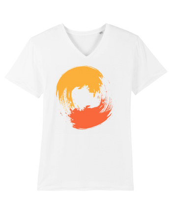 Color Wheel - orange&red White