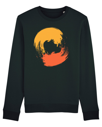 Color Wheel - orange&red Black