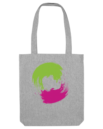 Color Wheel - green&purple Heather Grey