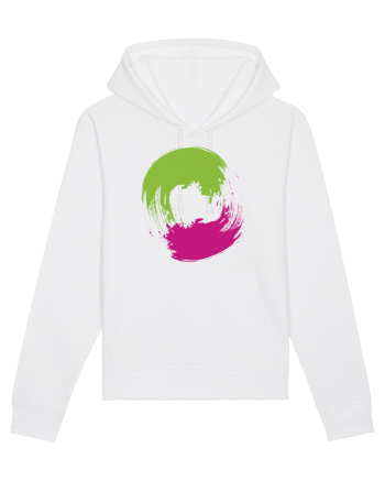 Color Wheel - green&purple White