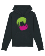 Color Wheel - green&purple Hanorac Unisex Drummer