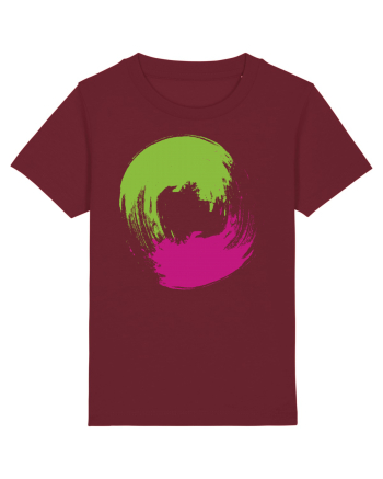 Color Wheel - green&purple Burgundy