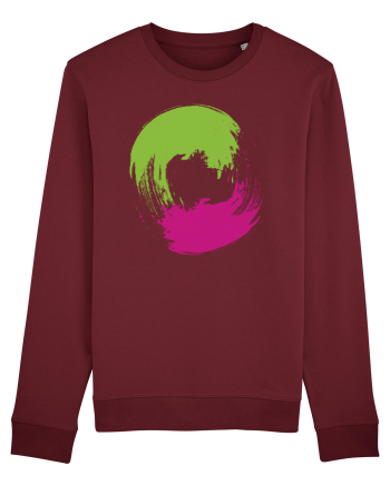 Color Wheel - green&purple Burgundy