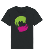 Color Wheel - green&purple Tricou mânecă scurtă Unisex Rocker
