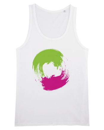 Color Wheel - green&purple White
