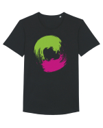 Color Wheel - green&purple Tricou mânecă scurtă guler larg Bărbat Skater