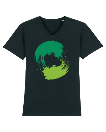Color Wheel - green&green Black