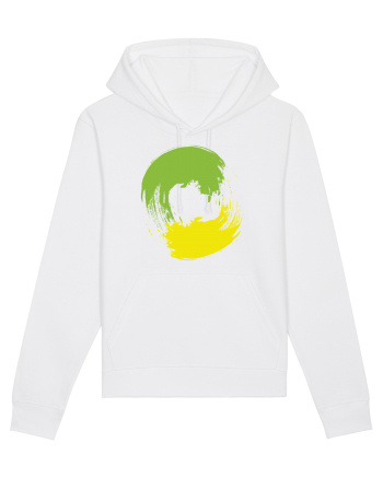 Color Wheel - green&yellow White