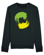 Color Wheel - green&yellow Bluză mânecă lungă Unisex Rise