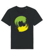 Color Wheel - green&yellow Tricou mânecă scurtă Unisex Rocker