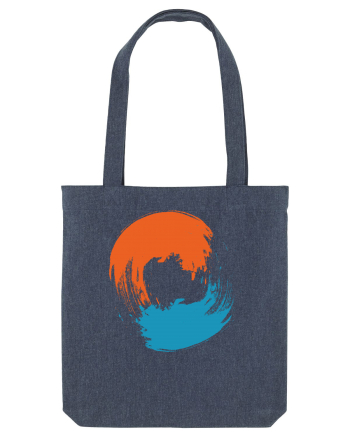 Color Wheel - orange&blue Midnight Blue