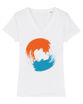Color Wheel - orange&blue White