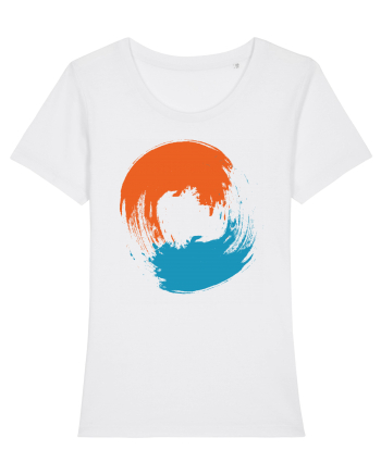 Color Wheel - orange&blue White