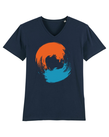 Color Wheel - orange&blue French Navy