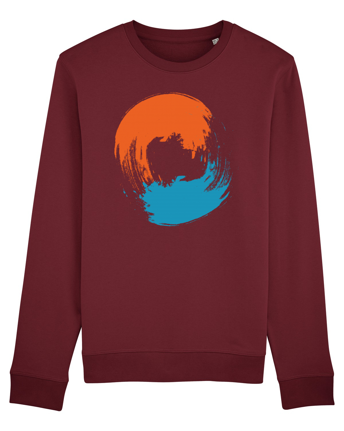 Bluză mânecă lungă Unisex Rise Burgundy