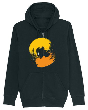 Color Wheel - orange&orange Black