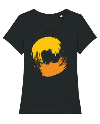 Color Wheel - orange&orange Black