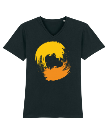 Color Wheel - orange&orange Black