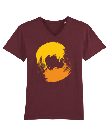 Color Wheel - orange&orange Burgundy