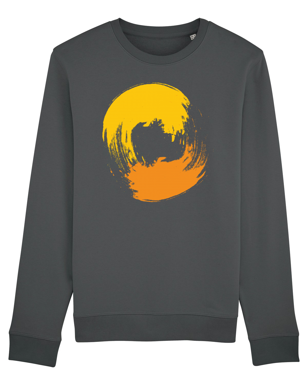 Bluză mânecă lungă Unisex Rise Anthracite