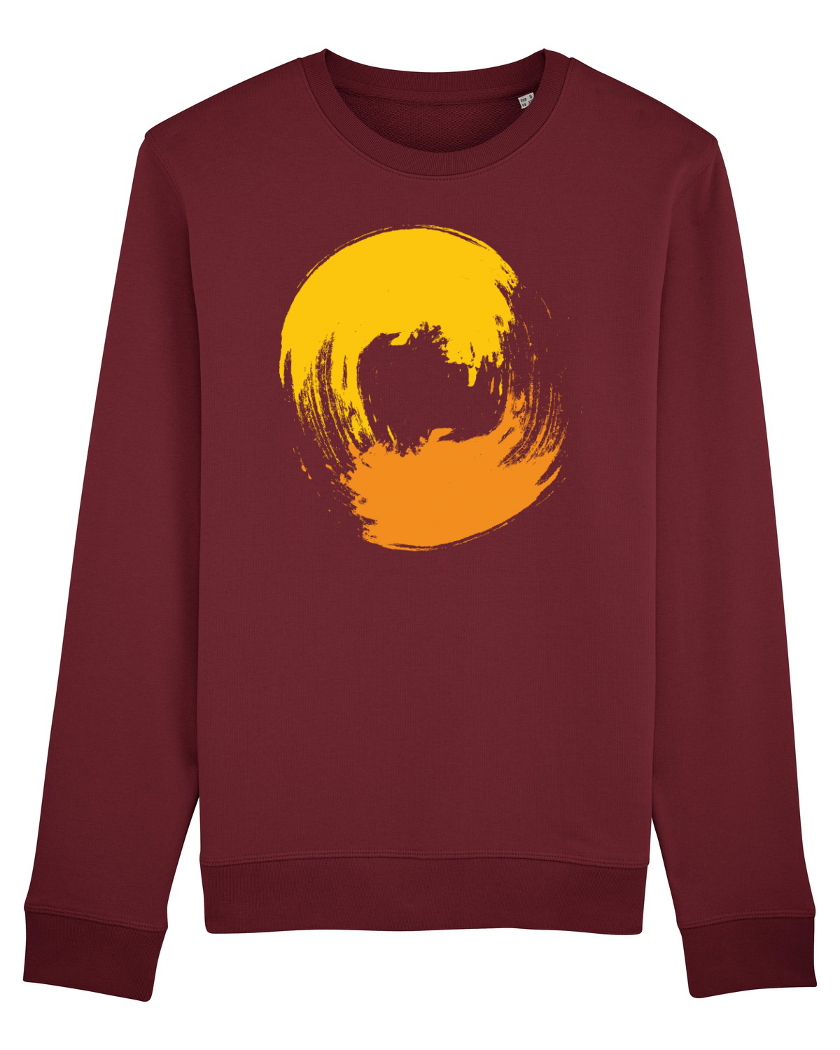 Bluză mânecă lungă Unisex Rise Burgundy