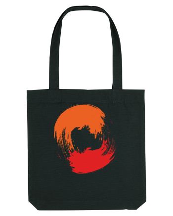 Color Wheel - orange&red 2 Black