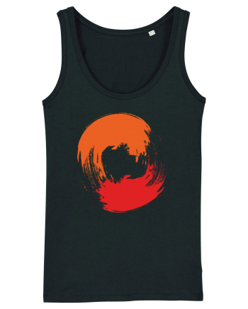 Color Wheel - orange&red 2 Black