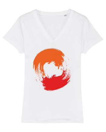 Color Wheel - orange&red 2 White