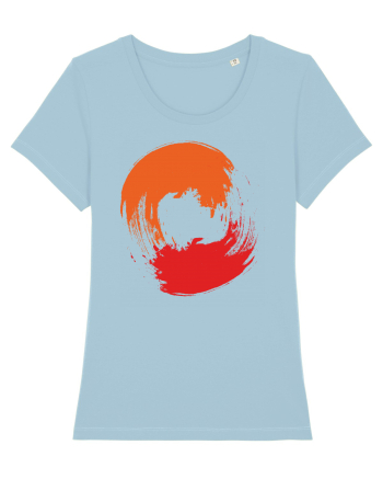 Color Wheel - orange&red 2 Sky Blue
