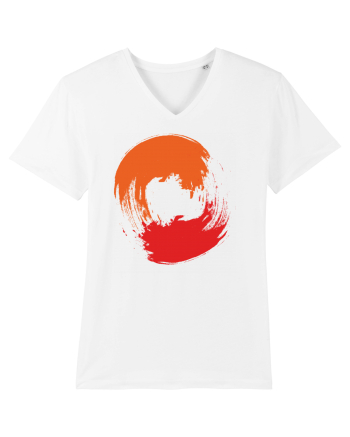 Color Wheel - orange&red 2 White