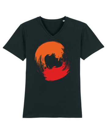 Color Wheel - orange&red 2 Black