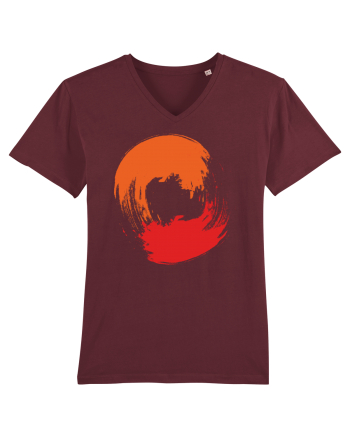 Color Wheel - orange&red 2 Burgundy