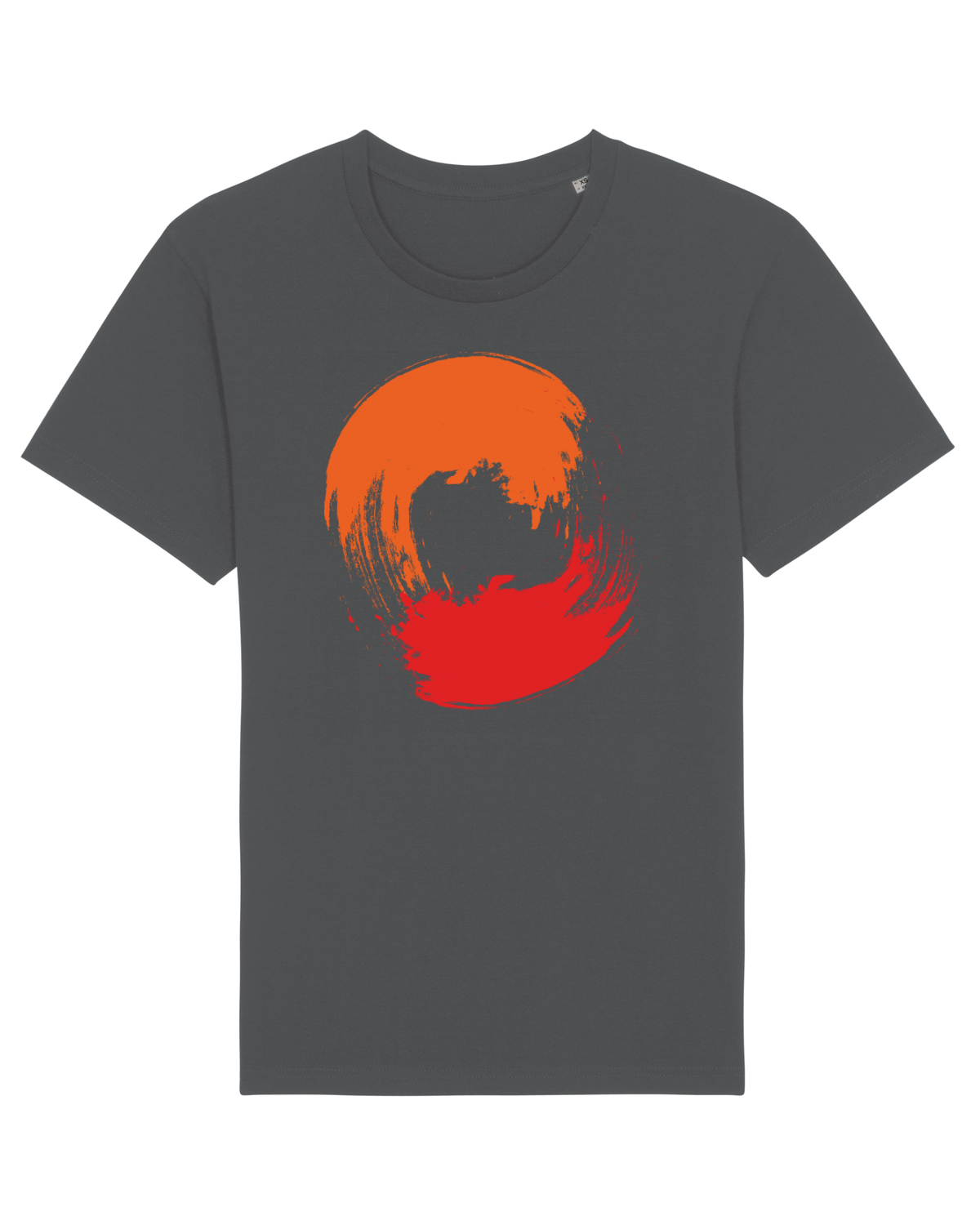 Tricou mânecă scurtă Unisex Rocker Anthracite