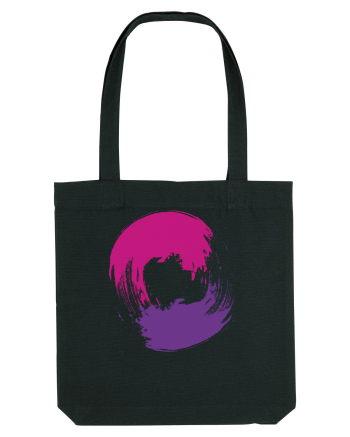 Color Wheel - violet&purple Black