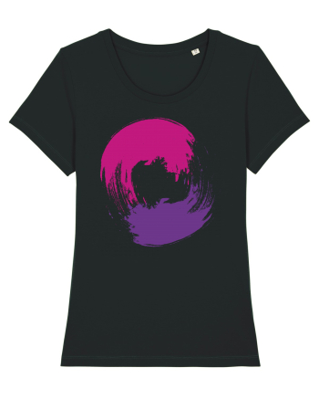 Color Wheel - violet&purple Black