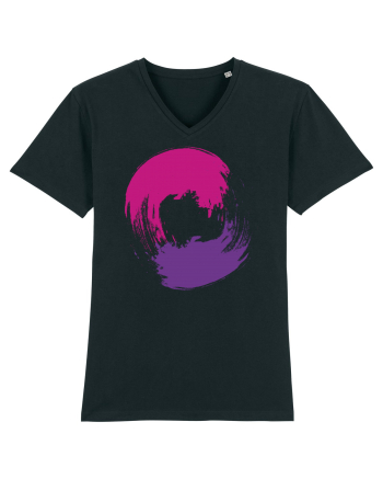 Color Wheel - violet&purple Black