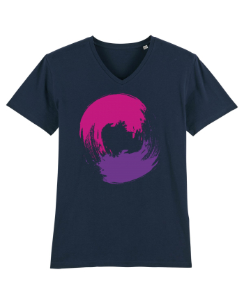 Color Wheel - violet&purple French Navy
